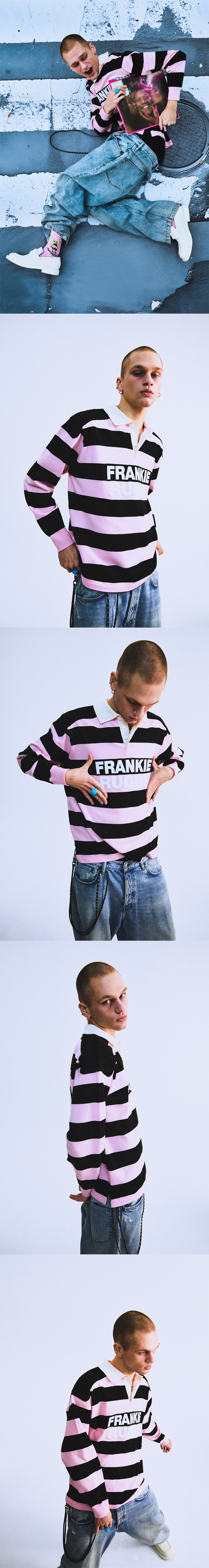 ★HIGHTIDE FRANKIE★ Frankie Rugby Knit Black MUSINSA | HIGHTIDE FRANKIE FRANKIE RUGBY KNIT BLACK